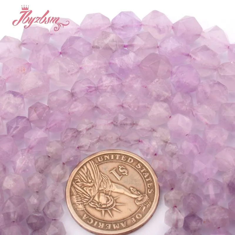 Бусины из натурального камня диаметром 15 дюймов с гранями 10 мм 6 8 дюйма |