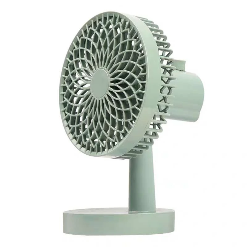 R9UD Portable Personal Fans USB Charging Table Fan Rotatable Shaking Head 3 Speed Regulation Desktop Electric for Office | Бытовая