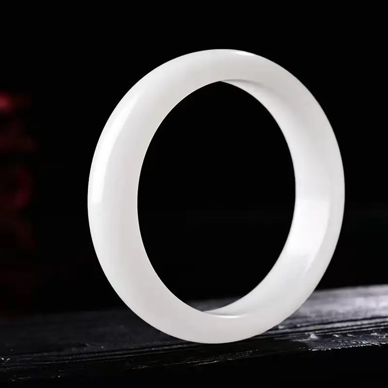

Free shipping Jinsi Jade White Jade Bracelet Kangwa Stone Bracelet