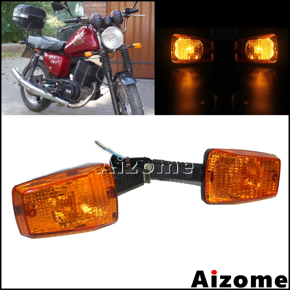 Передний поворотный сигнал для мотоцикла лампа с янтарным наполнителем 12 В E3 Emark