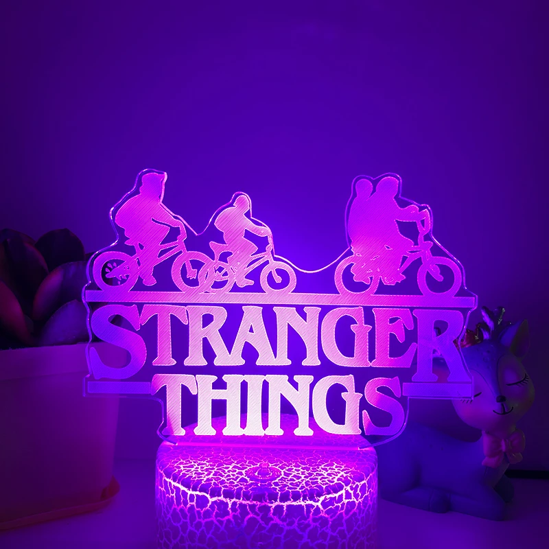

Multi Color 3D LED Night Light Stranger Things TV for Home Decor Gift Drop Shipping Lamp