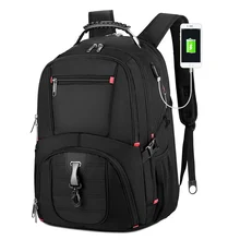 17 Inch Laptop Backpack Waterproof USB Charging Port School Backpack Multifunctional Backpack Fashion Ladies Backpack Bag