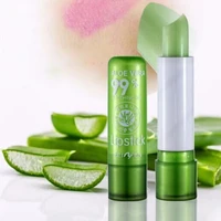 1pc healthy fresh aloe vera nutritious lipstick color mood changing lipgloss long lasting moisturizing lip stick