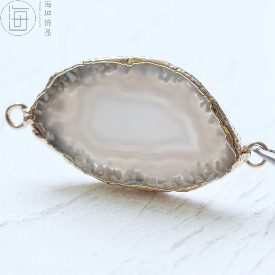 Подвеска из натурального камня 38*22 мм | Украшения и аксессуары