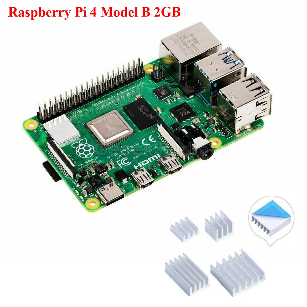 В наличии! Raspberry Pi 4 Model B 2 Гб ОЗУ четырехъядерный 64 бит 1 5 ГГц Bluetooth 0|Аксессуары для