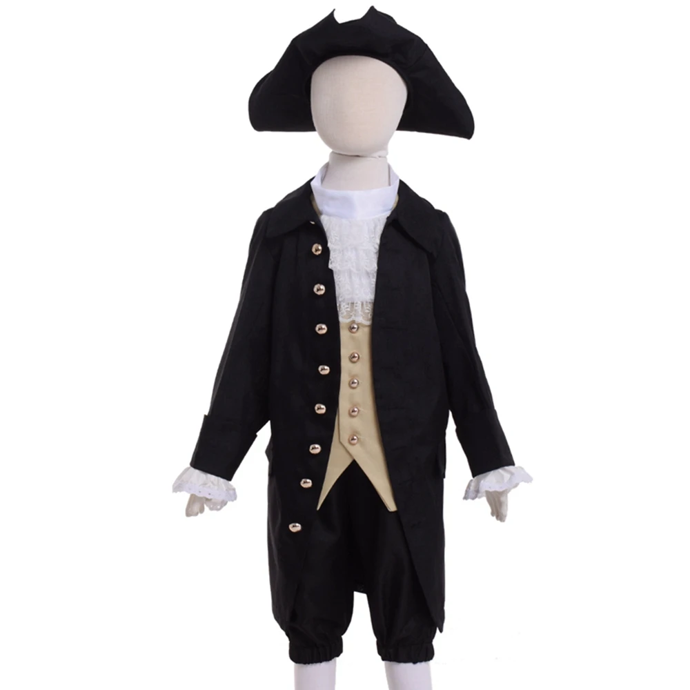 Детские Мальчики семейный Хэллоуин средневековый Карнавал косплей |