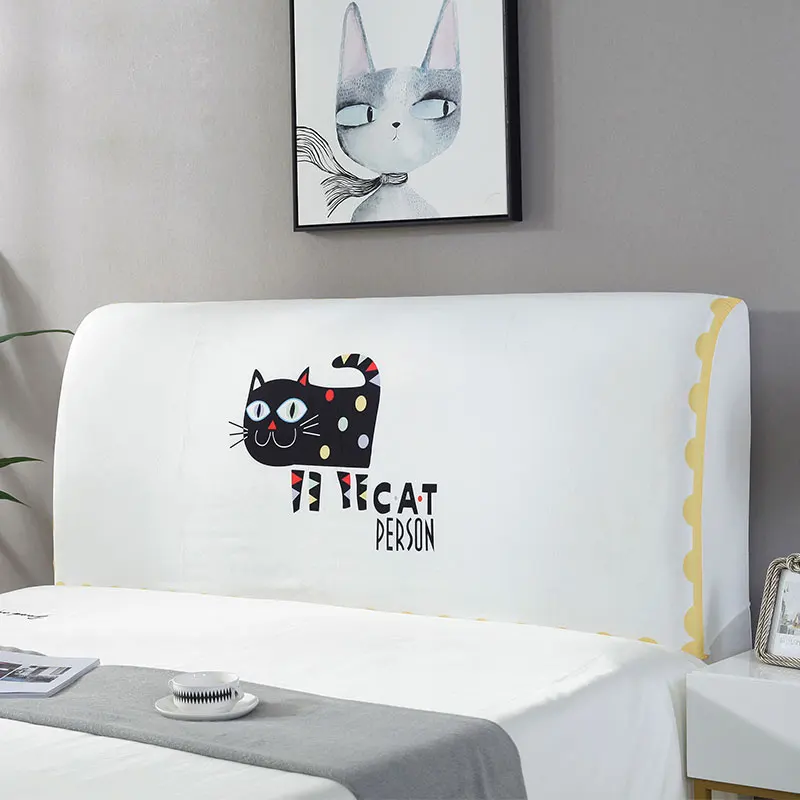 Простой современный мультяшный прикроватный чехол для кровати с принтом