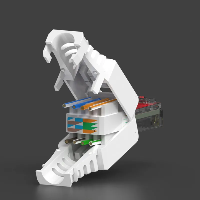 Разъем RJ45 без инструментов обжима коннекторы для кабеля Ethernet системы