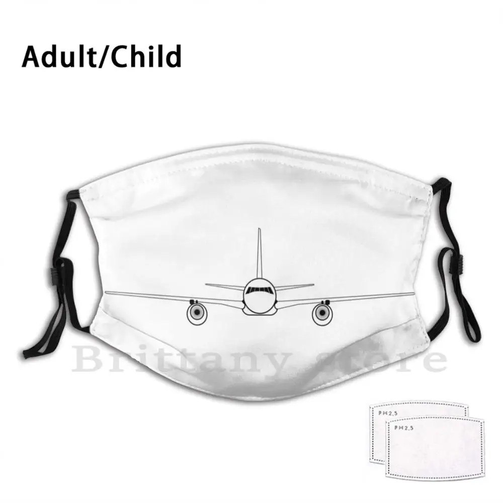 

Самолет Летающий в небо моющийся фильтр для взрослых и детей маска для рта Авиатор летающий самолет Летающий Полет Авиатор Боинг