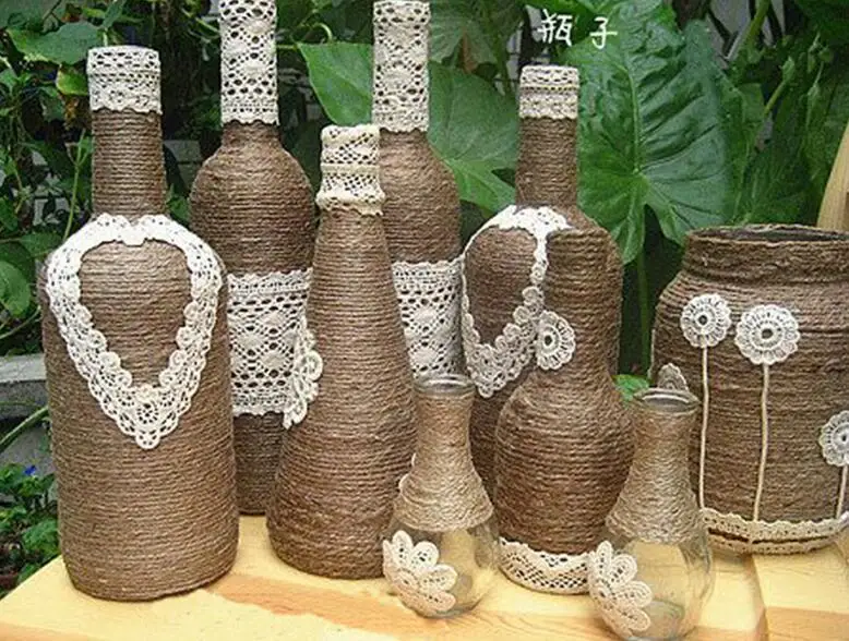 100 м/рулон поделки из натуральной конопляной веревки яркая этикетка веревка для