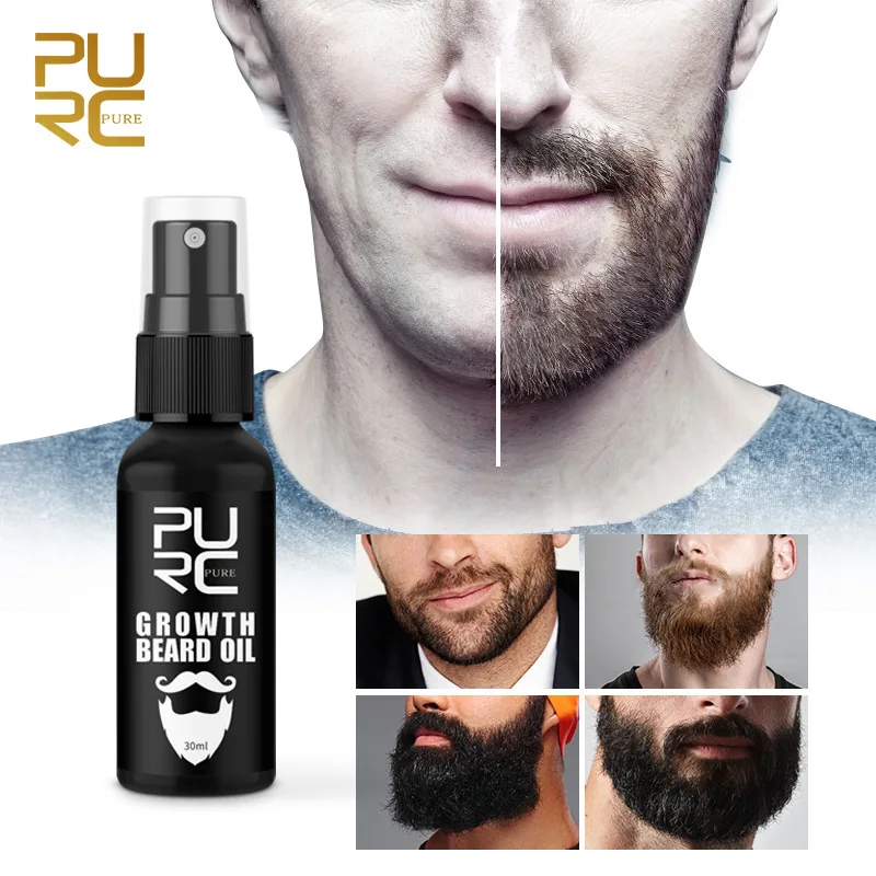 

30Ml Men Beard Serum Spray Hair Growth Moisturizing Nourishing Enhancer Oil Moustache Grow Beard Shaping Treatment Hair Serum