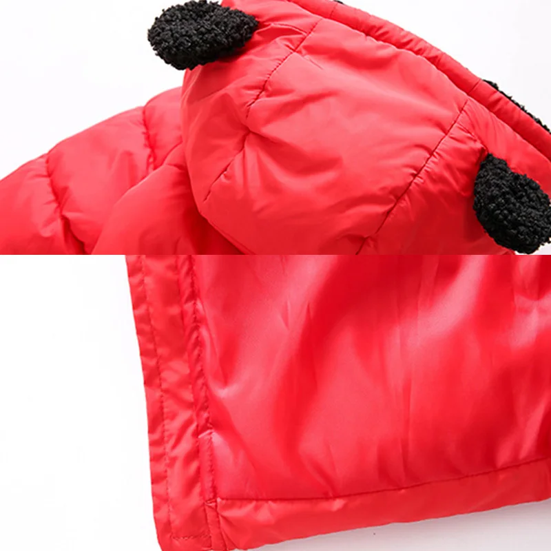 Зимняя Детская куртка теплый пуховик для маленьких мальчиков модная верхняя