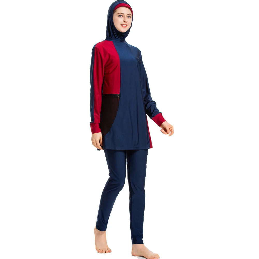 

The New Muslim Conservative Hui Swimsuit Is A Three-piece Swimsuit Islamic Clothing Women Muslim Swimsuit for Muslim Women