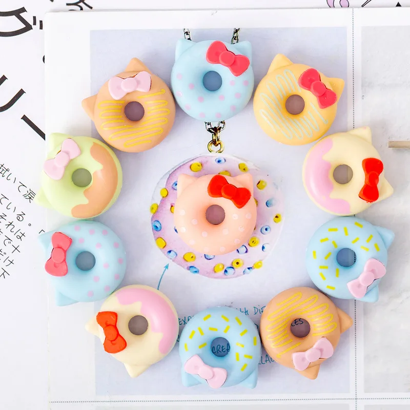 5 коробок/партия пончик с кошкой ластик для упаковки креативные Обучающие