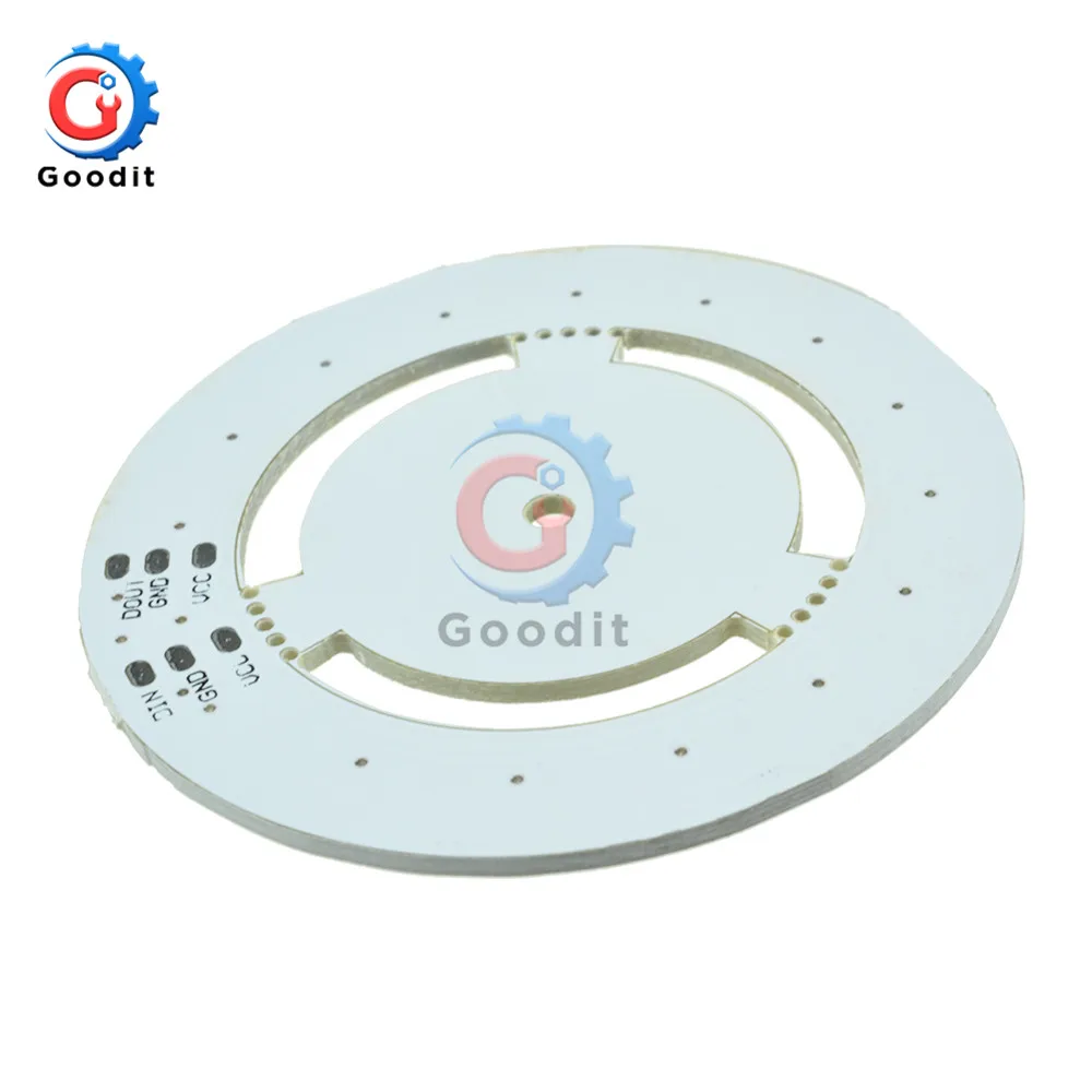 Беспроводной Wi-Fi Управление ESP8266 ESP-01 ESP-01S WS2812B 12 16 24 60 Светодиодный s 5050 RGB светодиодный кольцевой светильник светодиодный адаптер Управление; для Arduino