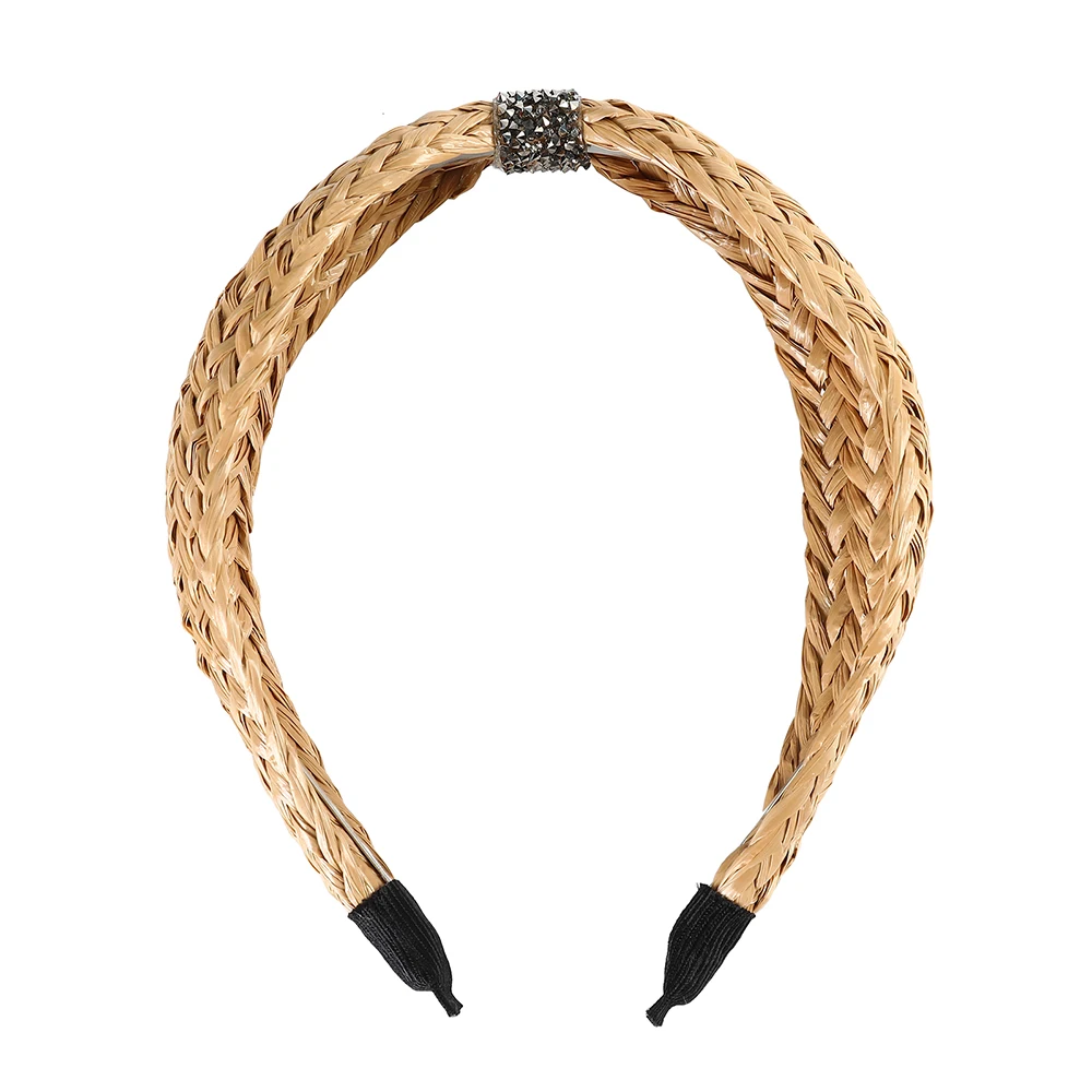 Женская Соломенная лента для волос molan обруч ручной работы на весну и лето