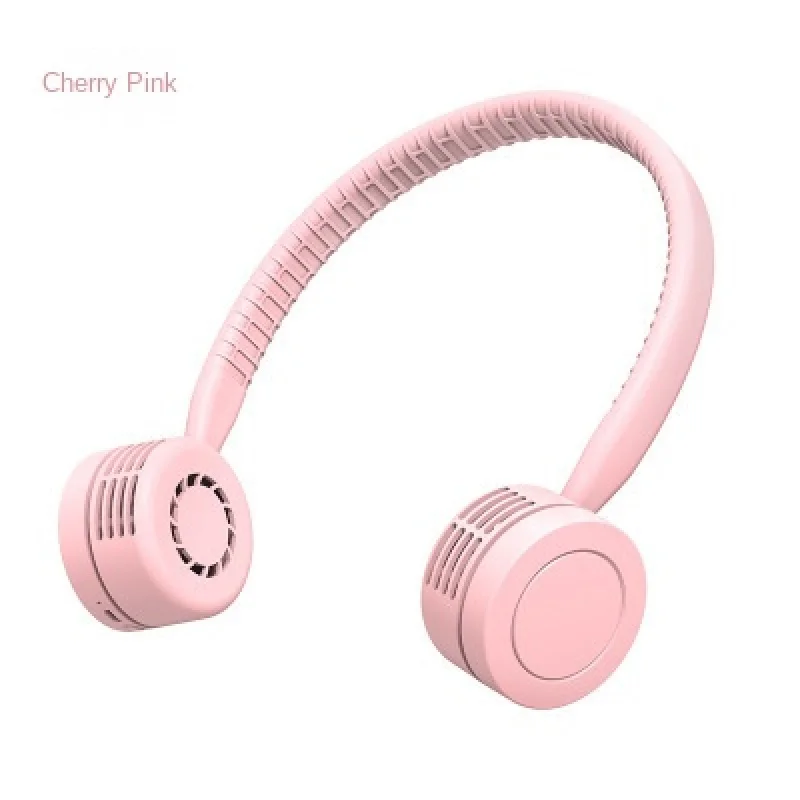 

4 Generation Hands-free Neck Band Hanging USB Rechargeable Dual Fan Mini Air Cooler Summer Portable