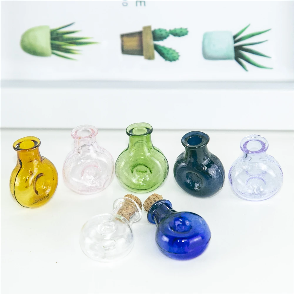 7 шт. 2 мл маленькие на бутылки с вином Форма Стекло украшения различными Цвет и