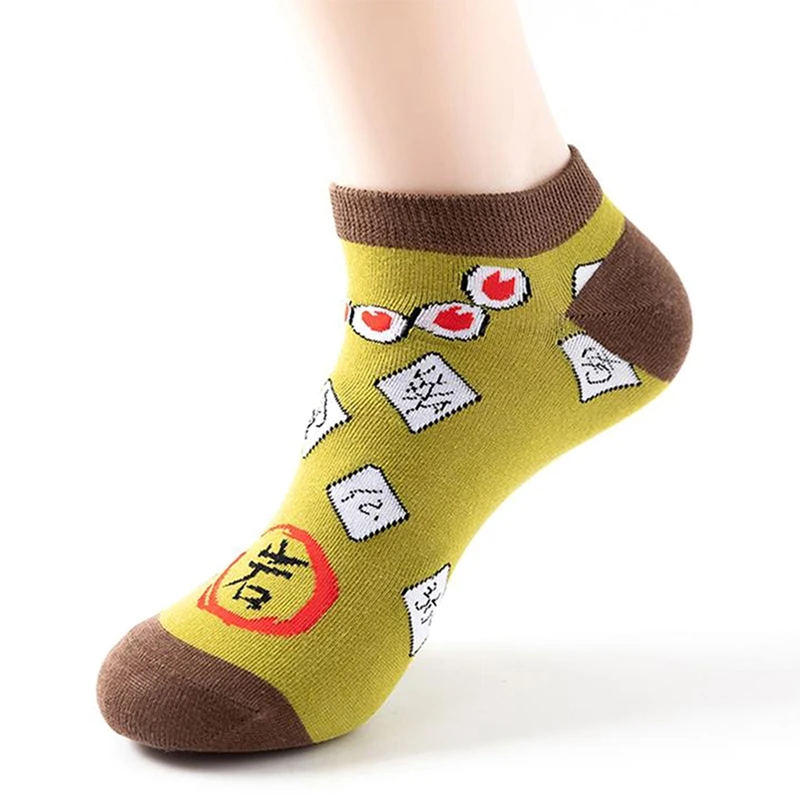

5 Pairs/set Cotton Anime Happy Sock Demon Slayer Kimetsu No Yaiba Blade Of Ghost Socks For Women Girl Gift Cosplay