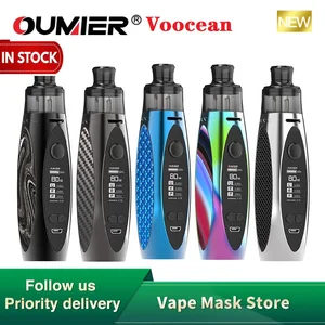 Оригинальный Новый OUMIER Voocean 80W сетки Pod Комплект с 18650 Батарея без Батарея WЁмкость 4 мл  0.2ohm0.8ohm катушки W 510 адаптер
