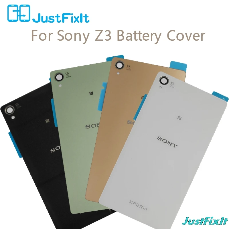 For SONY XPERIA Z3 Back Cover L55T D6603 D6643 D6653 Rear Panel Housing Case YUYEAO Glass Battery Door |