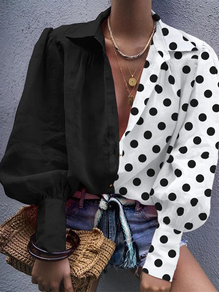 2020 Осенняя женская элегантная Базовая офисная стильная рубашка Женская