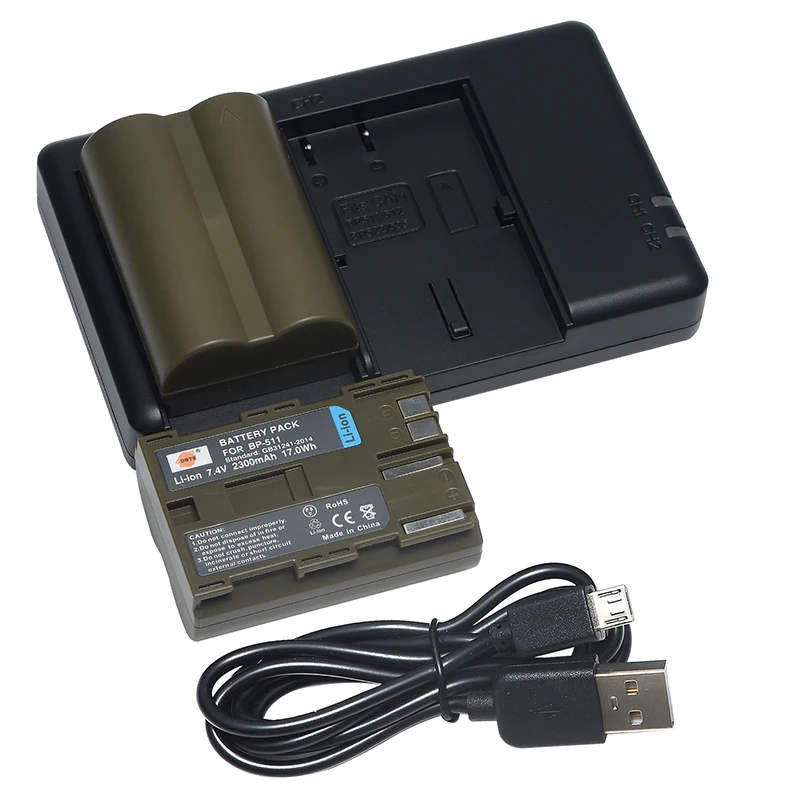 3 шт. 2300 мАч 7 4 V DSTE BP 511 511A BP511Camera Батарея двойной Зарядное устройство для Canon 20D 30D 40D