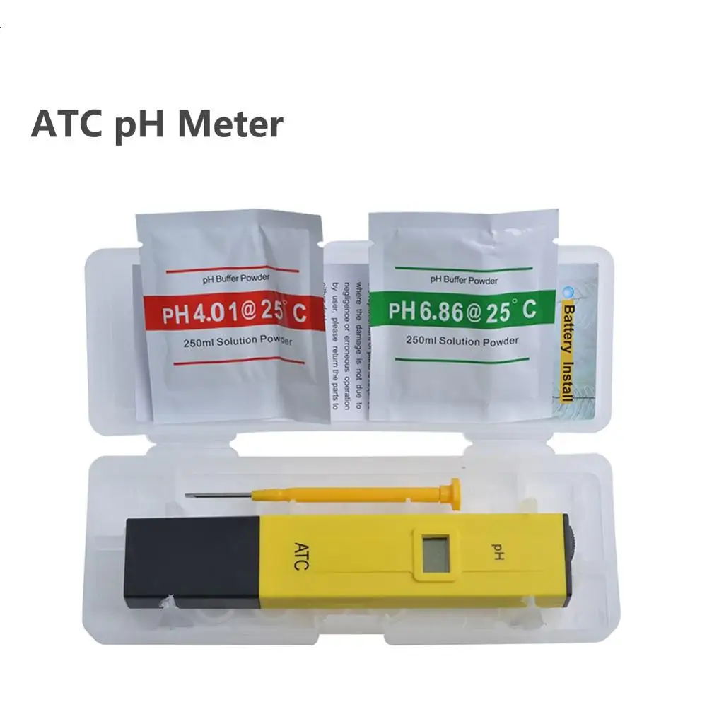 Портативный Цифровой TDS измеритель yieryi + PH метр с ATC тестером качества воды и
