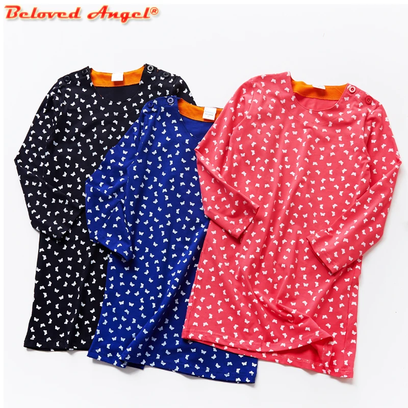 

Детские платья для девочек; одежда с цветочным принтом и бабочками; повседневная школьная одежда с длинными рукавами; платье для девочек; рождественское платье; Vestido От 3 до 8 лет