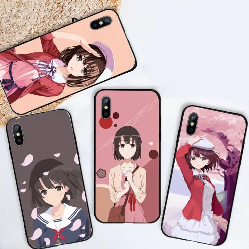 

Anime Katou Megumi Saekano Phone Case For iphone 12 11 13 7 8 6 s plus x xs xr pro max mini