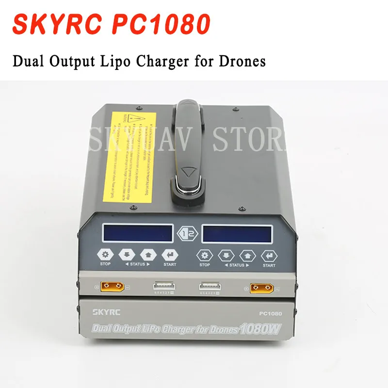 SKYRC PC1080 6S Drone зарядное устройство для батареи s 1080W 20A двойной выход LiPo LiHV защиты