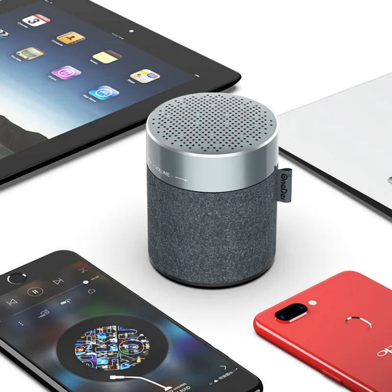 OneDer V13 Мини Bluetooth динамик FM радио Колонка ткань беспроводной портативный