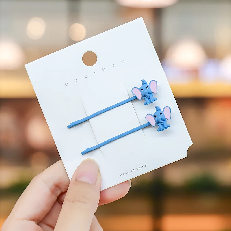 QIANJI2019 корейские аксессуары для волос цвет маленький слон с крыльями девушка