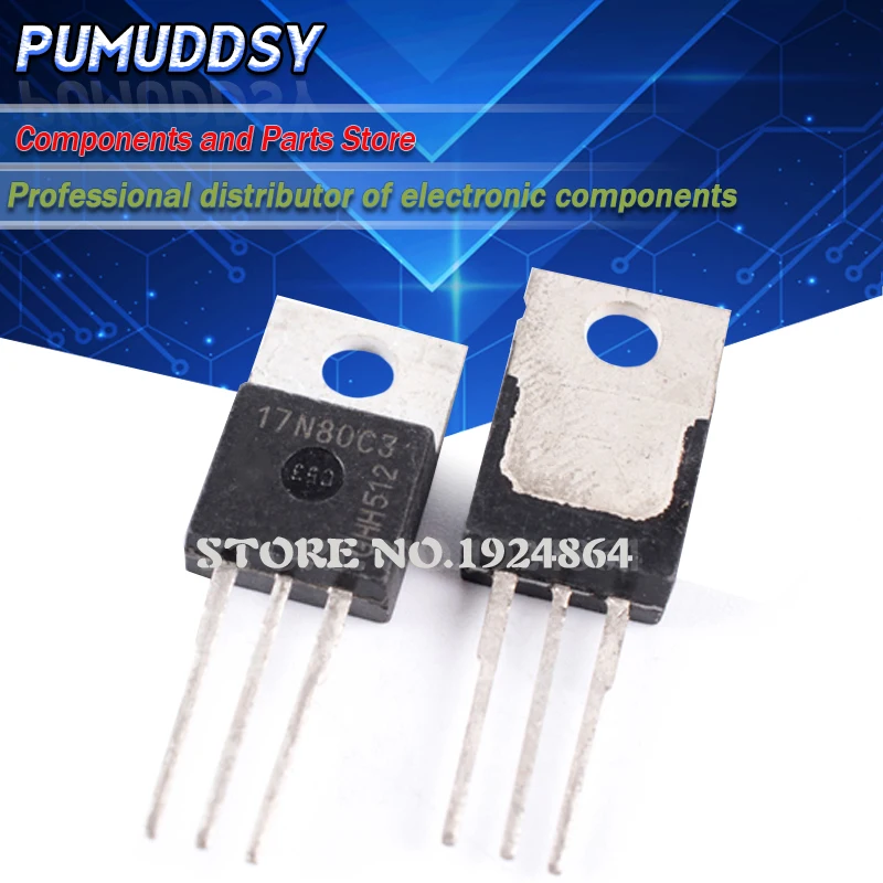 

5 шт. SPP17N80C3 17N80C3-220 17A 800V полевого транзистора IC