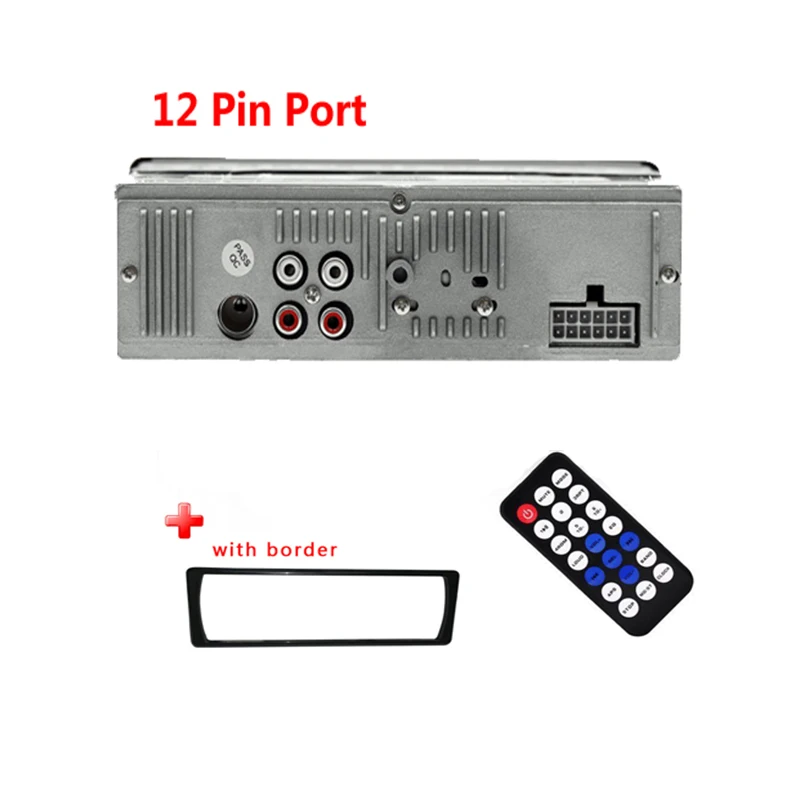 12PIN car radio Автомобильный мультимедийный плеер TOSPRA, Bluetooth, Авторадио, MP3 плеер, автомобильный стерео радио, FM, Aux вход, приемник, USB, JSD-520, 12 В, в тире, 1 din - Цвет: 12PIN car radio