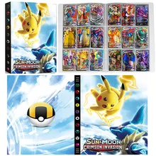 9 Pocket Album Pokemon 432 Card Book Cartoon Pikachu Playing Game Map Pokémon Holder Folder Collection Loaded List Kids Toy Gift