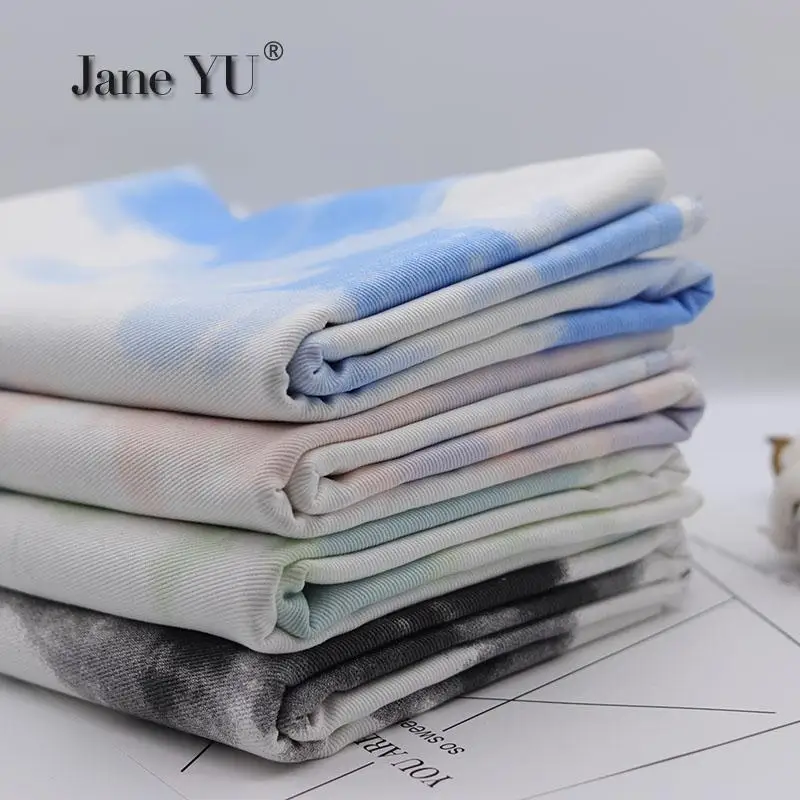 

Tie Dyed Cotton Fabric Pure Cotton Clothing Fabric Twill Printed Fabric Diy Handmade Pure Cotton Children's Pants Fabric