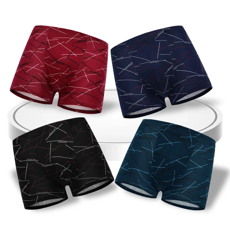  4 шт мужские трусы боксеры сексуальные шорты для мужчин нижнее белье для мальчиков нижнее белье Горячая Трусики Homme качественное нижне…