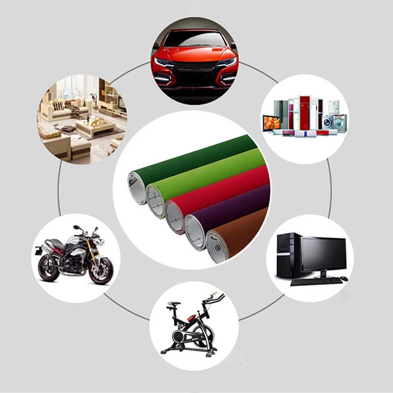 30*152 см Высококачественная бархатная замшевая ткань материал автомобильная