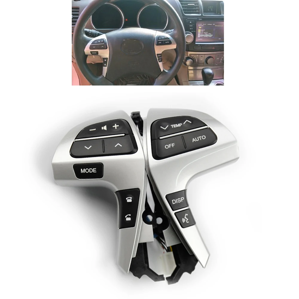 

Auto Steering Wheel Audio Control Button Switch For Toyota Hilux Vigo Corolla Camry Highlander Innova
