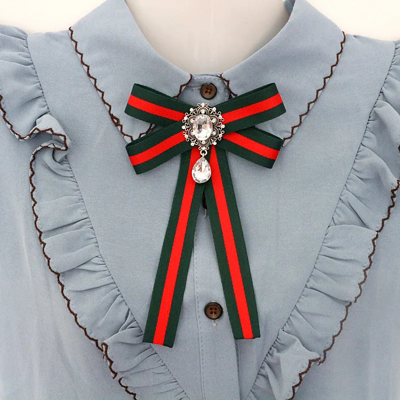 Модный ручной работы воротник галстук корсаж брошь платье рубашка бант ткань