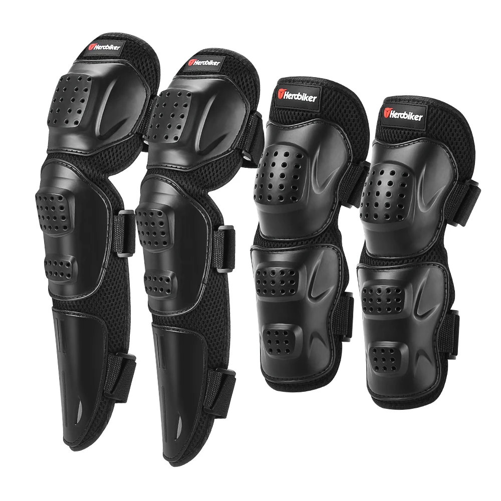 MK1006B HEROBIKER мотоциклетные наколенники Joelheira защита колен для мотокросса защита MTB Лыжная Защитная Экипировка наколенники мото наколенники Поддержка - Цвет: MK1006B