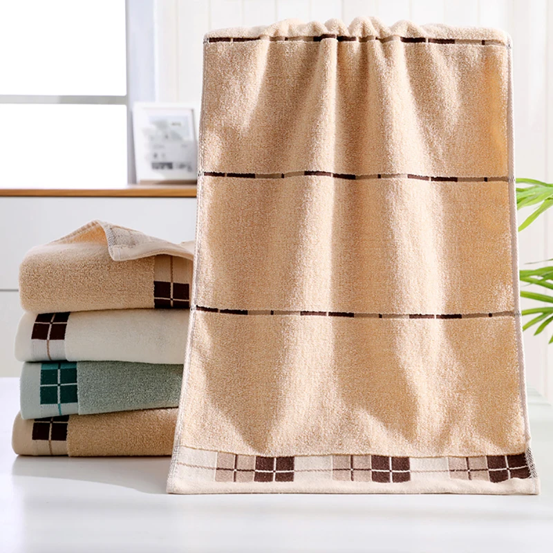 

Ouneed Towel Super Absorbent Soft Washcloth The Bath Pure Cotton Siege Back Word Bath Towel Face Washers Hand Cloth Towels