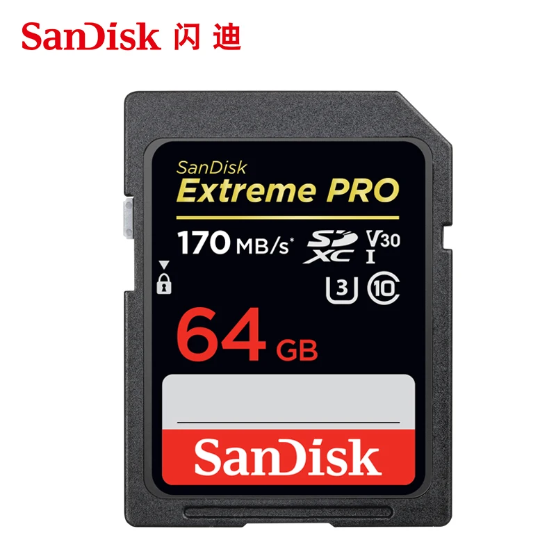 SanDisk Extreme Pro/Ultra SD карта 32 Гб 128 64 256 ГБ 512 16 U3/U1 памяти Флэш память SDXC SDHC|Карты памяти| |