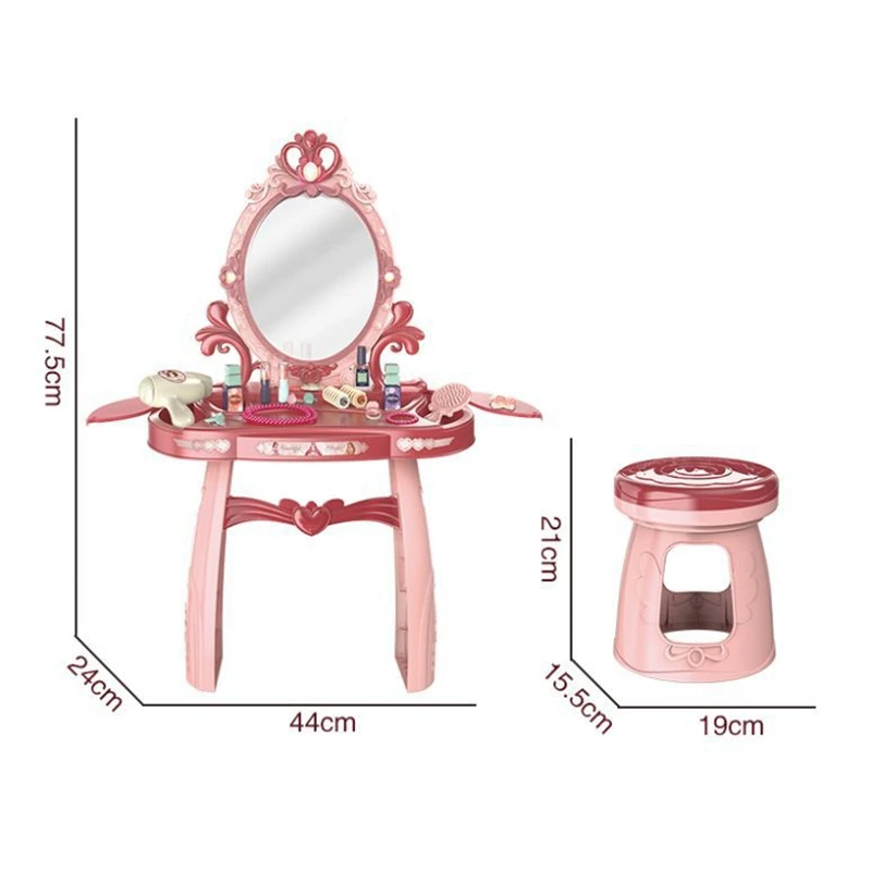 Детский стол для малышей детская игрушка со звуком светильник зеркало