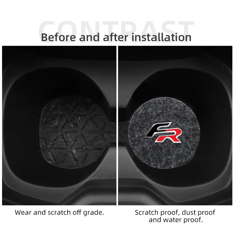 Высококачественный нескользящий прочный автомобильный коврик со слотом для