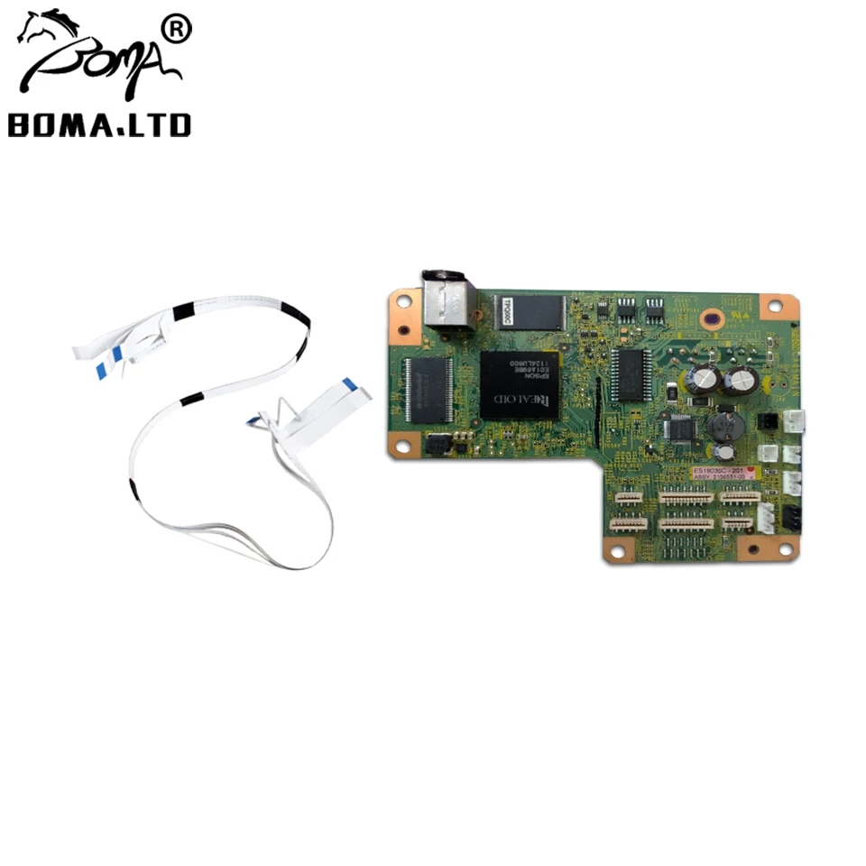 Board With Cable BOMA. LTD L800 материнская плата панель форматирования для принтера Epson L800 печатающая головка скатерть кабель - Цвет: Board With Cable