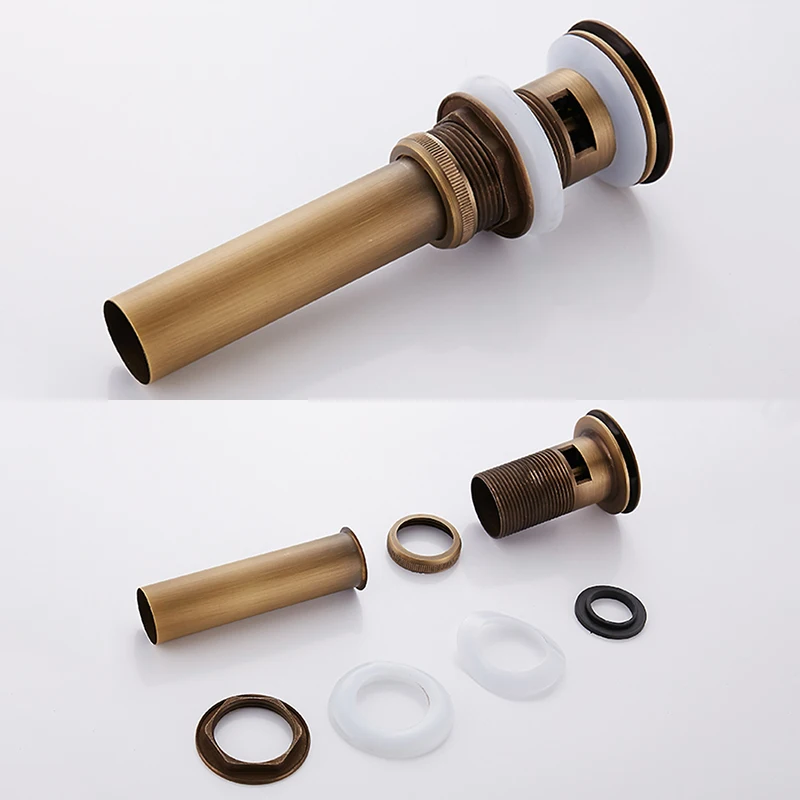 Латунная раковина MOLI выдвижной слив латунная сливная пробка для ванной внутри и