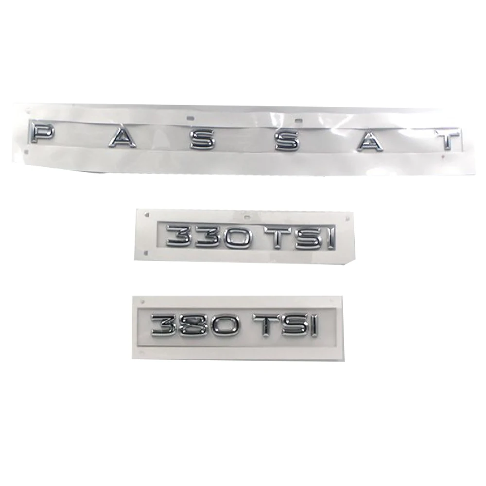 Новая Серебристая Задняя Крышка багажника 3D хромированная наклейка для