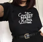 Женская футболка с коротким рукавом, хлопковая свободная футболка с круглым вырезом, черный цвет, Camisetas Mujer